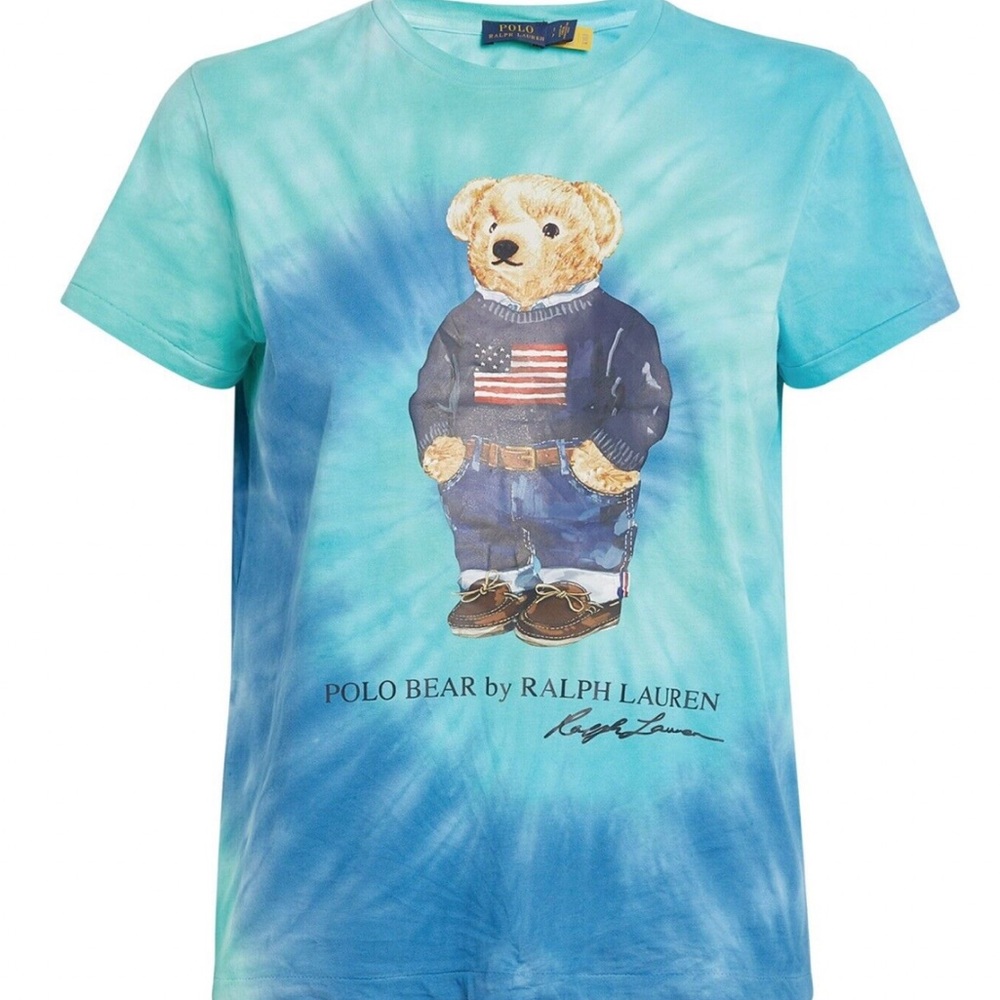 Women’s Polo Bear Ralph Lauren tie dye T shirt